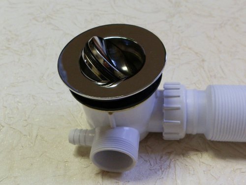 Сифон для душевой кабины с пробкой