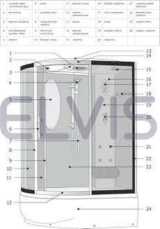 Душевой бокс купить в Минске