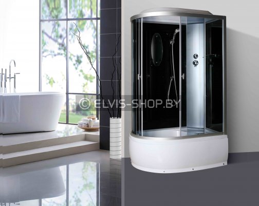 Душевая кабина 8012H-1 GRAY ЛЕВАЯ