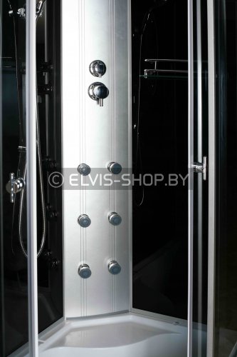 Задняя панель душевой кабины (бокса) 8012HE GRAY ЛЕВАЯ