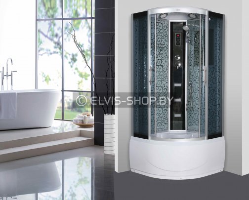 Душевой бокс с орнаментом PG1000H CRYSTAL